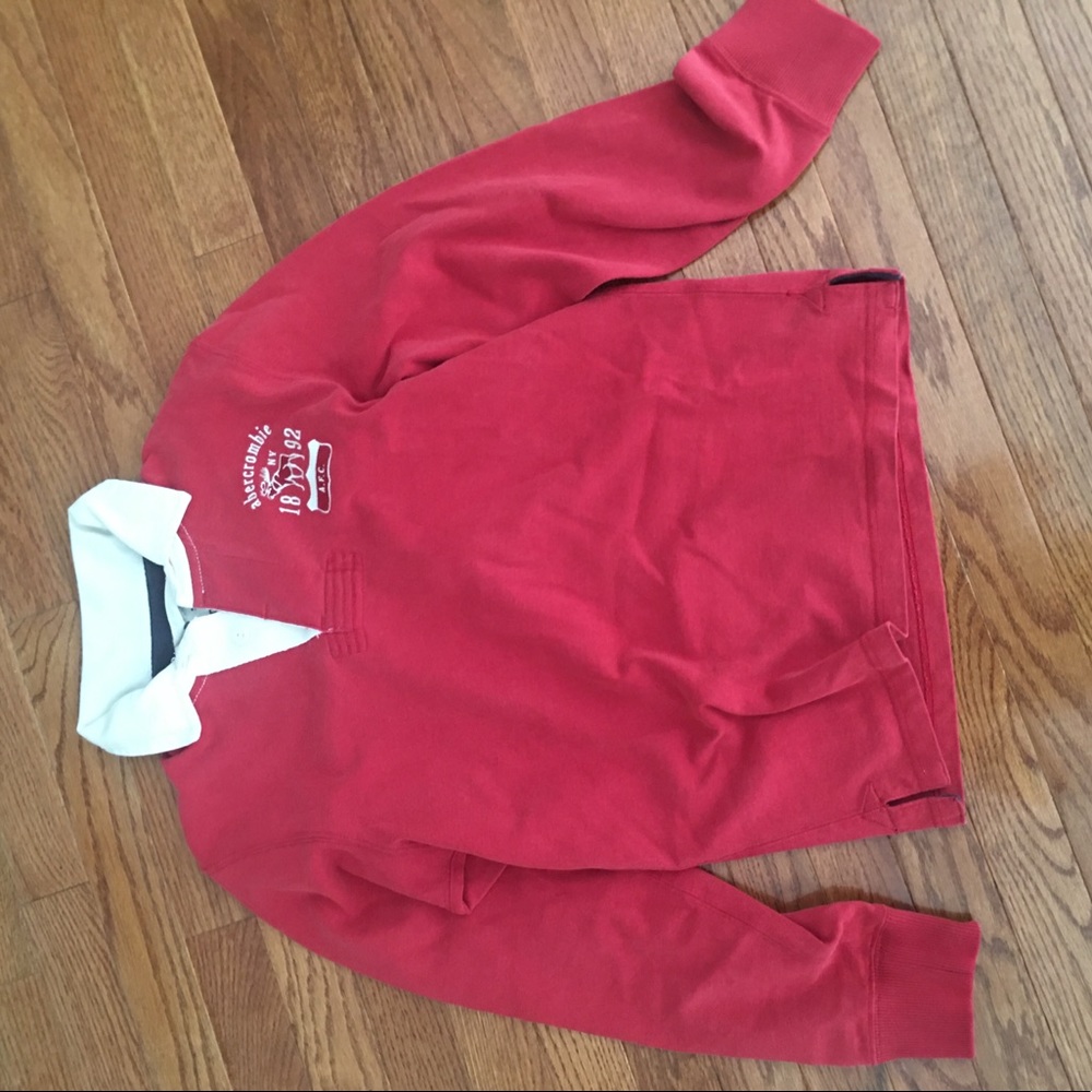 Boys Abercrombie Long Sleeve Polo